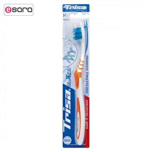 مسواک تریزا مدل Felexible با برس سخت Trisa Felexible Hard Toothbrush