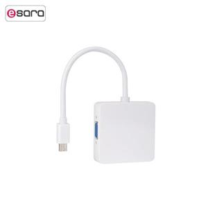 مبدل Mini DisplayPort به DVI/HDMI/VGA فونیکس مدل DP-12 