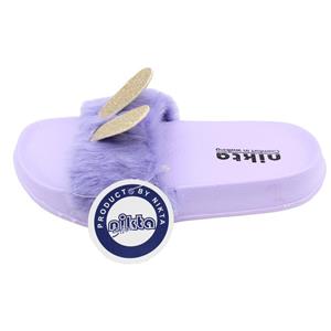 دمپایی دخترانه نیکتا مدل خرگوشی K1 497 رنگ یاسی