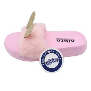 دمپایی دخترانه نیکتا مدل خرگوشی K1 497 رنگ صورتی