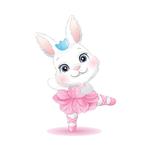 استند تولد طرح بچه خرگوش دخترانه کد 028