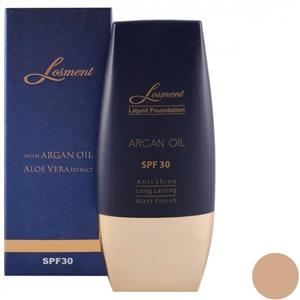 کرم پودر لوسمنت SPF30 حاوی روغن آرگان و آلوئه ورا شماره L225 حجم 30 میلی لیتر