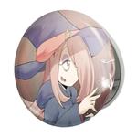 آینه جیبی خندالو طرح جانسون و اکو و سوسی انیمه جادوگران کوچک Little Witch Academia مدل تاشو کد 22881