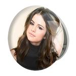 آینه جیبی خندالو طرح سلنا گومز Selena Gomez مدل تاشو کد 2725