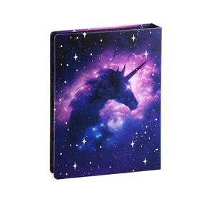 دفتر کلاسوری 100 برگ سویل طرح اسب تک شاخ و کهکشان