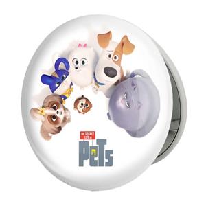 آینه جیبی خندالو طرح زندگی پنهان حیوانات خانگی The Secret Life of Pets مدل تاشو کد 10680