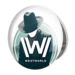 آینه جیبی خندالو طرح سریال وست ورلد West World مدل تاشو کد 10202