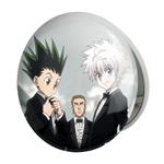 آینه جیبی خندالو طرح کیلوا و گون انیمه هانتر ایکس هانتر Hunter × Hunter مدل تاشو کد 11932