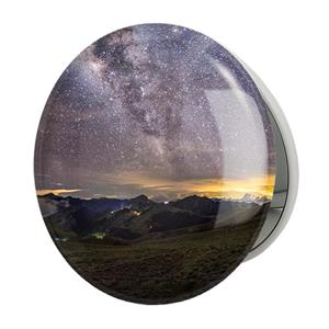 آینه جیبی خندالو طرح کهکشان و سیاره ها مدل تاشو کد 25361