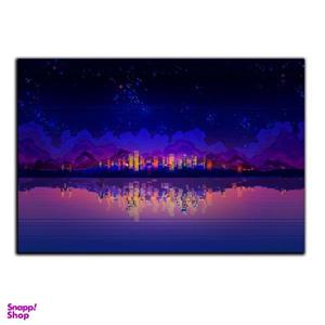 تابلو شاسی بکلیت طرح شب پر ستاره و دریا مدل SH-S5813