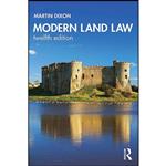 کتاب Modern Land Law اثر Martin Dixon MA انتشارات Routledge