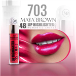 رژ لب مایع شاین مایا براون کد 703 MAYA BROWN