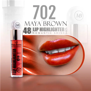 رژ لب مایع شاین مایا براون کد 702 MAYA BROWN