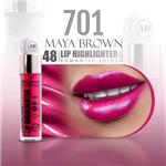 رژ لب مایع شاین مایا براون کد 701 MAYA BROWN 