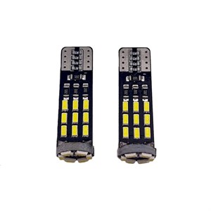 لامپ چراغ سکن خودرو اچ اف دی مدل 24SMD بسته دو عددی