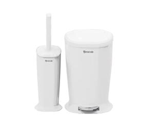 برس توالت و سطل زباله ایمن آب مدل ورونا