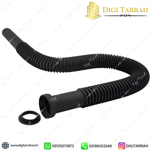 خرطومی فاضلاب استیل مشکی