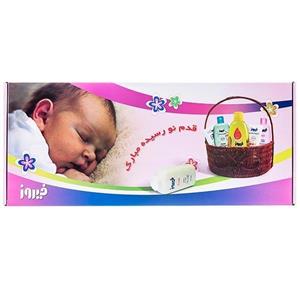ست بهداشتی کودک فیروز مدل کلاسیک مجموعه 4 عددی