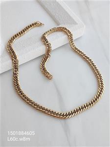 گردنبند استیل کارتیر رنگ ثابت با کیفیت ضد حساسیت کد 1515318