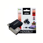 فلش 64 گیگ usb2.0 ایکس انرژی مدل spin ipm 