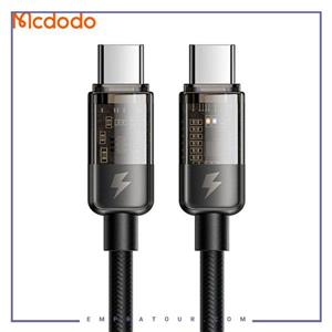 کابل شارژ دوسر تایپ سی قطع کن دار 100 وات مک دودو Mcdodo Auto Power Off Type-C To Type-C Cable CA-2841 