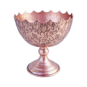 جام هفت سین مسی طرح قلم زنی سایز بزرگ کد  ZH307.1