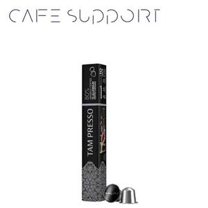 کپسول قهوه نقره ای 80 درصد عربیکا تام پرسو بسته 10 عددی