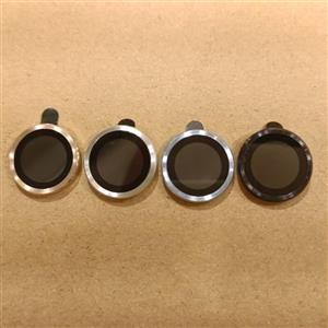 محافظ لنز دوربین رینگی شیشه ای رنگی شفاف مناسب برای گوشی موبایل سامسونگ  A14-A24-A34-A54