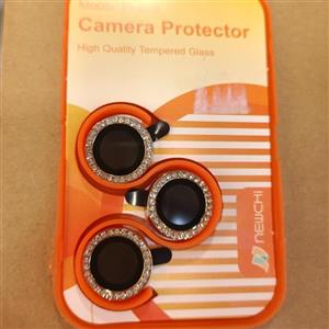 گلس لنز دوربین رینگی نگین دار مناسب برای گوشی موبایل سامسونگ A14-A24-A34-A54 