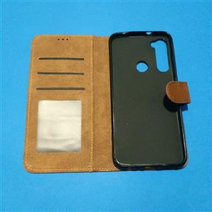 کیف کلاسوری چرمی مگنتی جا کارتی دار مناسب برای گوشی موبایل شیائومی Redmi note8 note8 2021