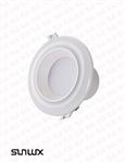 چراغ پنلی LED توکار 10 وات دو رنگ ریموت دار سان لوکس مدل D101R