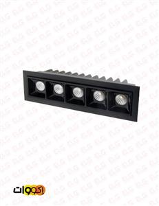 چراغ توکار خطی 12 وات دارک لایت اکووات