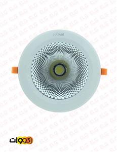 چراغ COB اکووات 60 وات توکار