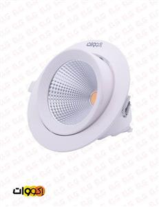 چراغ فکی COB توکار 35 وات اکووات