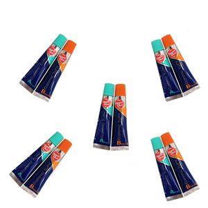 چسب دوقلو زیپر مدل P1 حجم 150 میلی لیتر  مجموعه 5 عددی