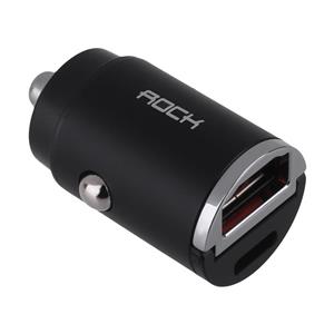 شارژر فندکی 30 وات راک مدل H15 Dual Port A C PD30W H15 Dual Port A and C PD30W Rock Car Charger C13-E13