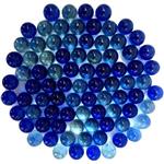 Goldooneh Blue Glassy Marbles 300pcs