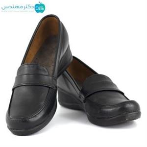 کفش طبی شهرام طب کد 2064 رنگ مشکی