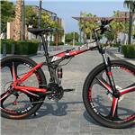 دوچرخه تاشو سایز ۲۶ ،۲۴ و ۲۷ LAND ROVER (سفارش اروپا) رینگ‌ سه پره  رنگ قرمز
