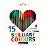 Staedtler Triplus Brilliant Colours 15 Color Rollerball Pen