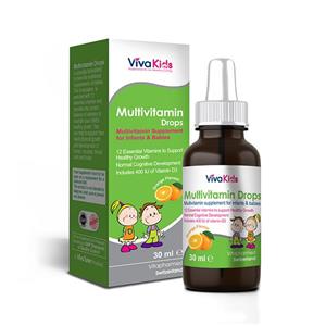 قطره مولتی ویتامین ویواکیدز 30 میلی لیتر VivaKids Multivitamin Drops