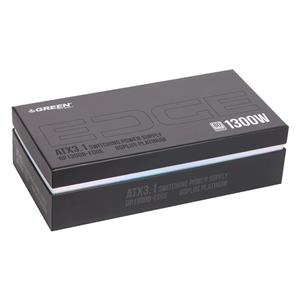 منبع تغذیه کامپیوتر 1300 وات گرین مدل POWER SUPPLY GREEN GP1300B EDGE PLUS PlATINUM