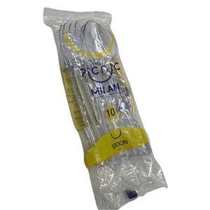 قاشق 10 عددی میلان پیکنیک