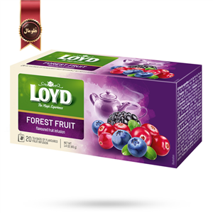 چای کیسه ای لوید LOYD مدل میوه جنگلی forest fruit پک 20 تایی