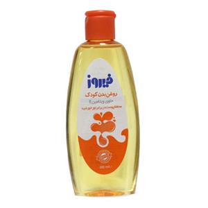 روغن بدن کودک حاوی ویتامینE فیروزFirooz Contains Vitamin E Baby Oil