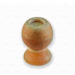 شمعدان سنگ نمک گوی پایه دار