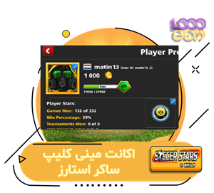 خرید اکانت مینی کلیپ ساکر استارز (matin13)