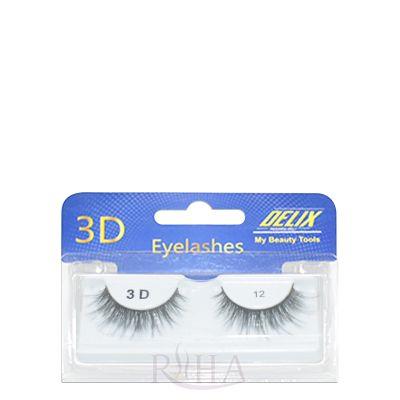 مژه مصنوعی دلیکس مدل 3بعدی 12 اورجینال