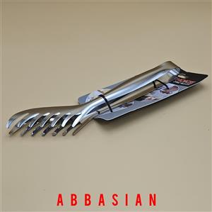 انبر سالاد و ماکارونی استیل دندونه دار شانه ای 