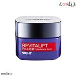 کرم شب ضد چروک لورآل مدل Revitalift Filler